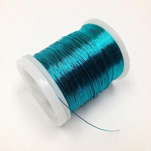 Jewellery Making: Arbee Copper Beading Wire, Turquoise- 48m