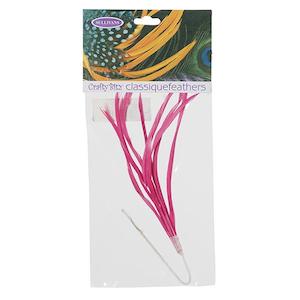 Feather Biot, Hot Pink
