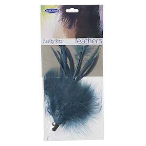 Spring And Summer: Feather Tuft & Spike, Navy