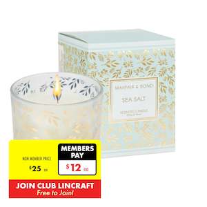 Candles: Mayfair & Bond Scented Candle, Sea Salt- 200g