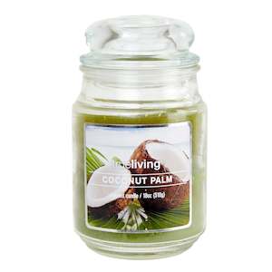Candles: True Living Jar Candle, Coconut Palm- 510g