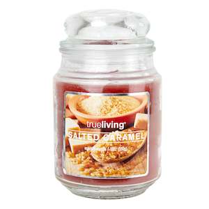 Candles: True Living Jar Candle, Salted Caramel- 510g