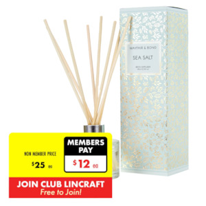 Candles: Mayfair & Bond Reed Diffuser, Sea Salt- 80ml