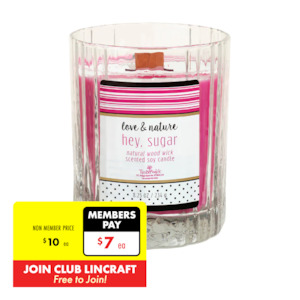 Candles: Love & Nature Candle, Hey Sugar- 234g