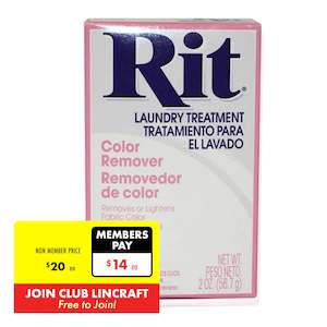 Fabric Dyes: Rit Colour Remover- 56.7g