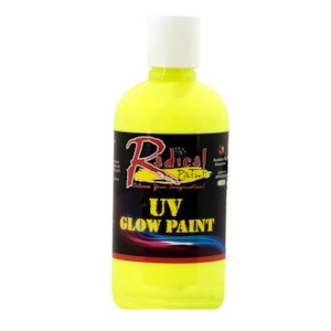 Acrylic Painting: Radical Paint UV Glow Paint, Yellow