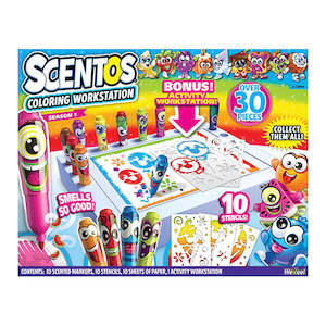 Art Supplies: Scentos Scented Colouring Workstation