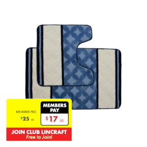 Bath Mats: 2 Piece Bath Mat Set, Clover