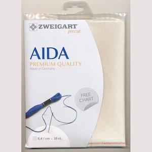 Aida Cloth: Zweigart Fat Quarter Aida, Ecru- 16 cnt