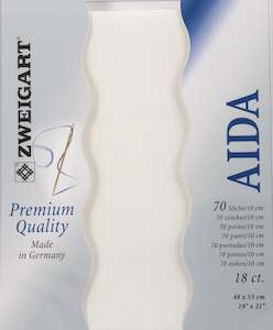 Aida Cloth: Zweigart Fat Quarter Aida Cloth 18ct, Antique