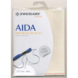 Aida Cloth: Zweigart Precut Aida, Ecru-18cnt
