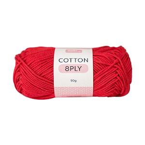 Makr Cotton Crochet & Knitting Yarn 8ply, 50g Cotton Yarn