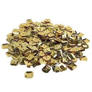 Glitter And Sequins: Arbee Sequins, Gold Square- 7mm