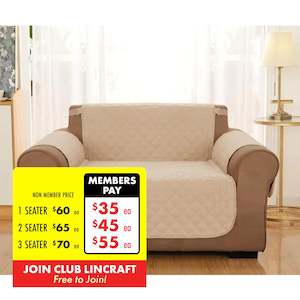 Formr Quilted Sofa Protector - Charcoal