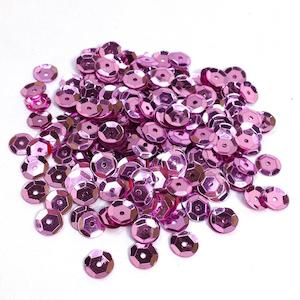 Glitter And Sequins: Arbee Sequins, Pink Cup- 6mm