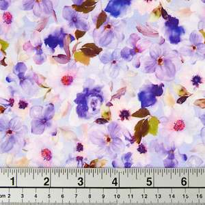 Digital Printed Quilting Fabric, Multi Plaid- Width 112cm