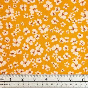 Quilting Fabric: Craft Prints Fabric, Meadow Flowers, Pink Petals- Width 112cm