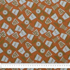 Quilting Fabric: Bakery Prints Cotton Fabric, Flour & Sugars- Width 112cm