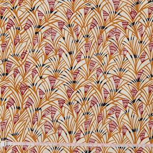 Quilting Fabric: Zen Homespun Fabric, Mustard Red- Width 112cm