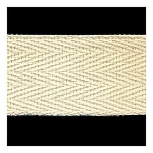 Sewing: Sullivans Webbing Cotton, Natural- 32mm
