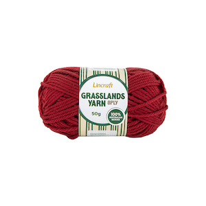 Lincraft Grasslands Crochet & Knitting Yarn 8ply, 50g Merino Wool Yarn