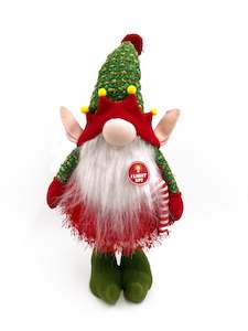 Seasonal: Christmas LED Decor, Standing Gnome- 23x14x58cm