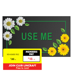 Novus Digital Print Door Mat, Use Me- 45x75cm