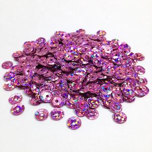 Arbee Sequins, Laser Pink Cup- 6mm