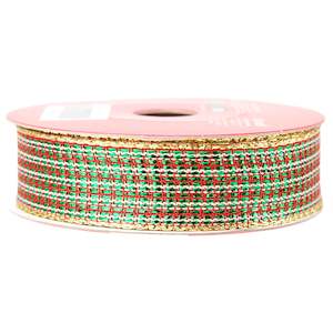 Papercrafts: Christmas Ribbon, Multicolour- 1x12m