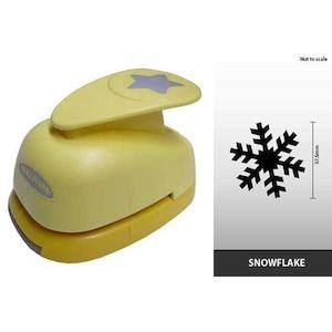 Craft Punches: Sullivans Lever Punch, A-Snowflake 4 118- 1.5inch