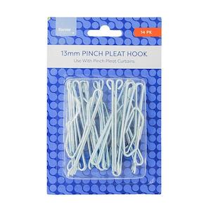 Curtain Accessories: Formr Pinch Pleat Hooks, 13mm- 14pk