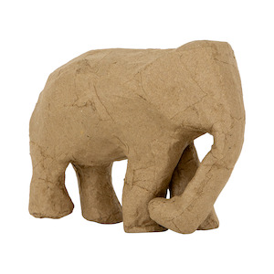 Paper Mache, Elephant 1pc- Large