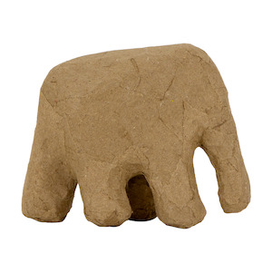 Paper Mache, Elephant 1pc - Medium