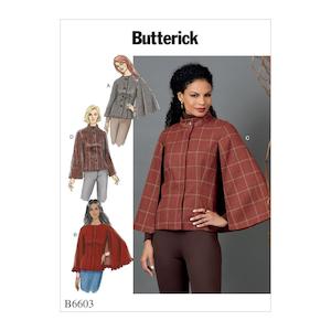 Butterick Pattern B6603 Misses' Cape