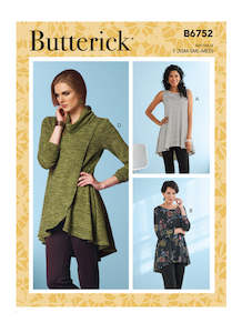 Butterick Pattern B6752 Misses Top / Vest
