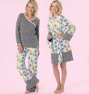 Womens Tops: McCall's Pattern M7297 Misses'/Women's Robe, belt, Tops, Dress, Shorts and Pants