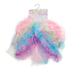 Halloween: Halloween Costume Skirt Wings Set 2-5 Years Old, Rainbow