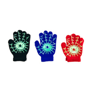 Halloween: Gloves Kids Glow In The Dark