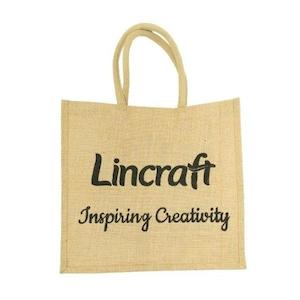 Home Storage: Jute Bag Rope Handle, Natural