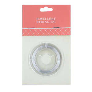 Cord Chain Wire: 0.5mm Stretch Thread, Clear- Sullivans