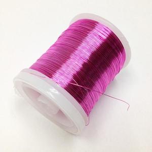 Cord Chain Wire: Arbee Copper Beading Wire, Pink- 30m