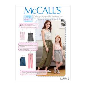 McCall's Pattern M7942 Misses', Children's and Girls' Top, S&hellip;