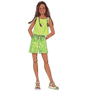 Childrens Shorts: Butterick Pattern B3860 Girls'/Girls' Plus Top, Dress, Shorts & Pants