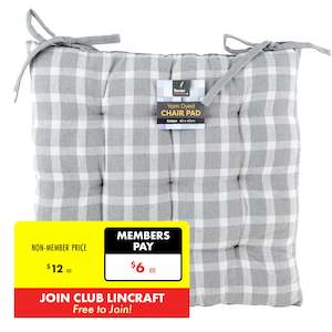 Cushions: Formr Yarn Dyed Chairpad, 40x40cm