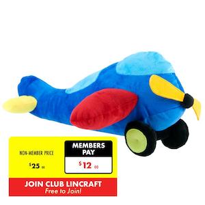 Cushions: Formr Junior Novelty Cushion, Plane- 40cm