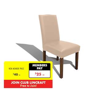 Mayfair & Bond Faux Leather Dining Chair Cover