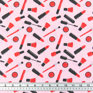Print Craft & Quilting Fabric, Glam Makeup- Width 112cm