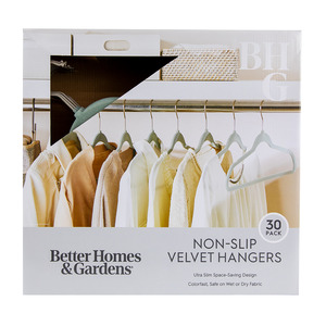 Living: Velvet Hangers Nonslip- 4Colours