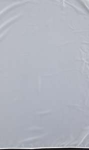 Curtains: Woven Voile Curtain Fabric, White- 213cm Drop