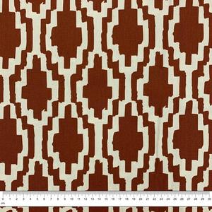 Fabric And Patterns: Cotton Duck Fabric, Brick- Width 140cm